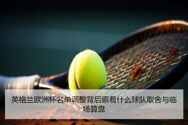 英格兰欧洲杯名单调整背后藏着什么球队取舍与临场算盘